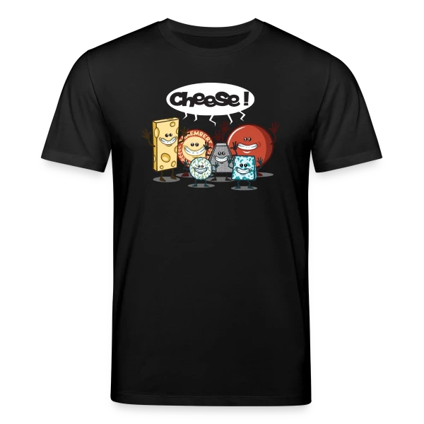 Maquette de T-shirt bio CREATOR Stanley/Stella Unisexe « Le Fromage vous Fait Sourire ! » à personnaliser