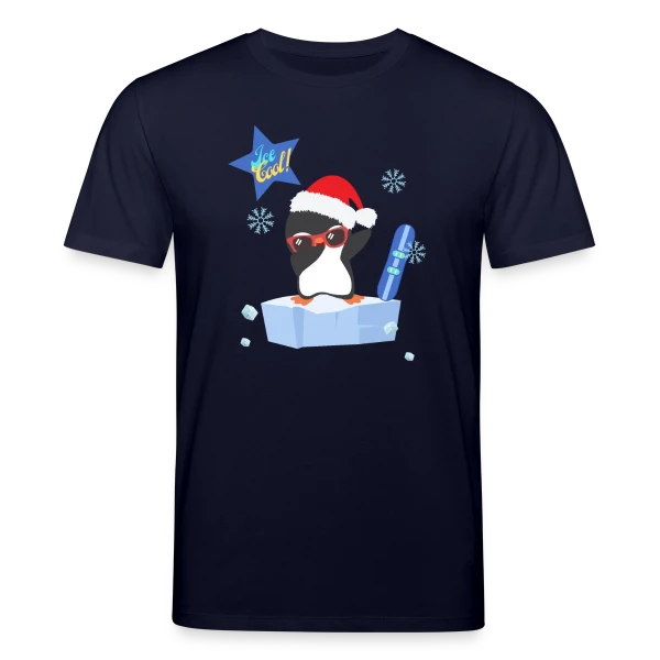 Maquette de Pingouin Dab Noël Cool à personnaliser