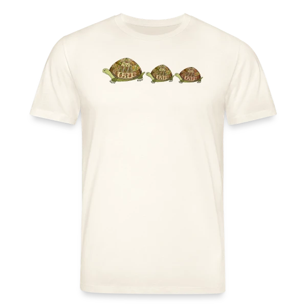 Maquette de T-shirt bio CREATOR Stanley/Stella Unisexe « Design Tortue Aquatique » à personnaliser