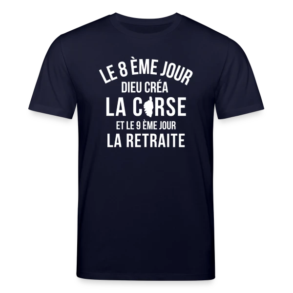 Maquette de T-shirt bio CREATOR Stanley/Stella Unisexe « Humour Corse Invisible » à personnaliser