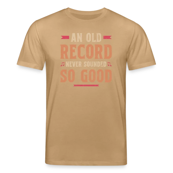 Maquette de T-shirt bio CREATOR Stanley/Stella Unisexe « Collectionneur Vinyle Plattenspieler » à personnaliser