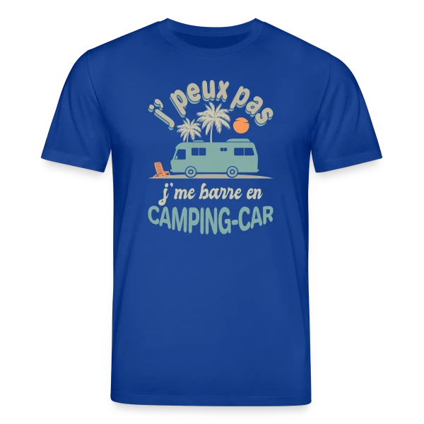 Maquette de T-shirt bio CREATOR Stanley/Stella Unisexe « Je Me Barre en Camping-Car à Agadir! Humour Retraite » à personnaliser