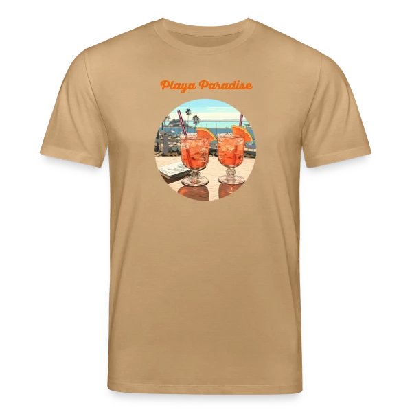 Maquette de T-shirt bio CREATOR Stanley/Stella Unisexe « Cocktails Playa Paradise » à personnaliser