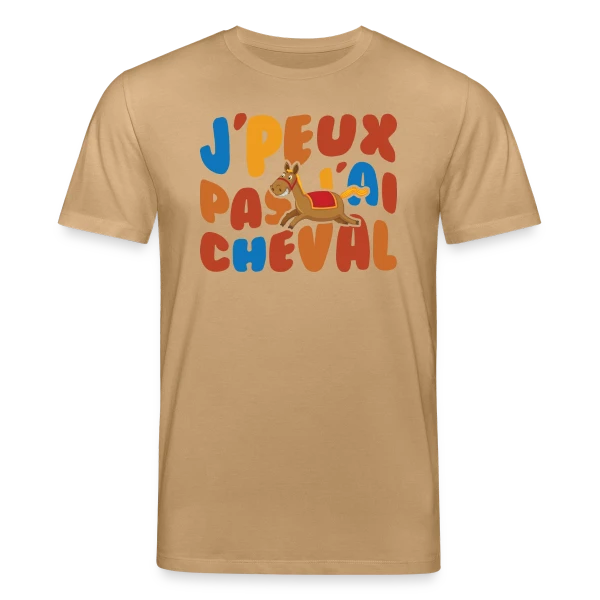 Maquette de J'peux Pas J'ai Cheval Humour à personnaliser