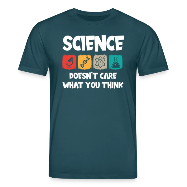 Maquette de T-shirt bio CREATOR Stanley/Stella Unisexe « Science Contre Dogme | Humour Scientifique » à personnaliser