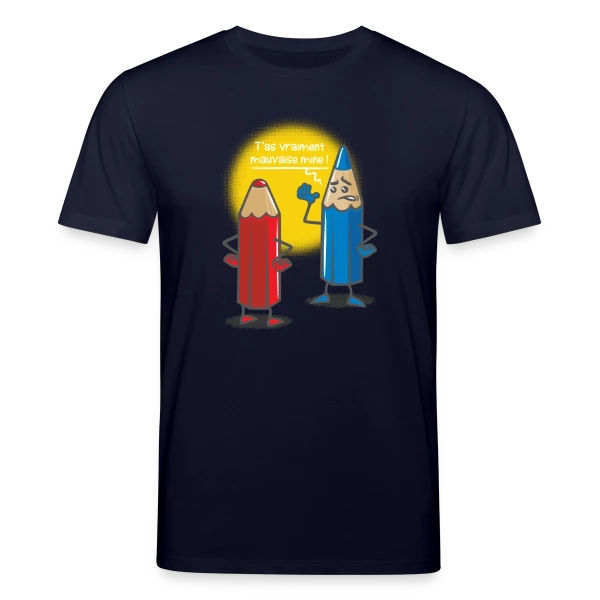 Maquette de T-shirt bio CREATOR Stanley/Stella Unisexe « Humour: Mauvaise Mine » à personnaliser