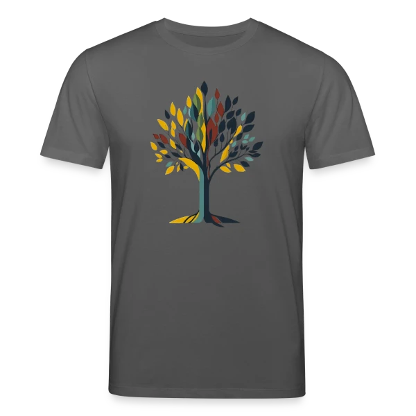 Maquette de T-shirt bio CREATOR Stanley/Stella Unisexe « Arbre Style Mid-Century Modern » à personnaliser