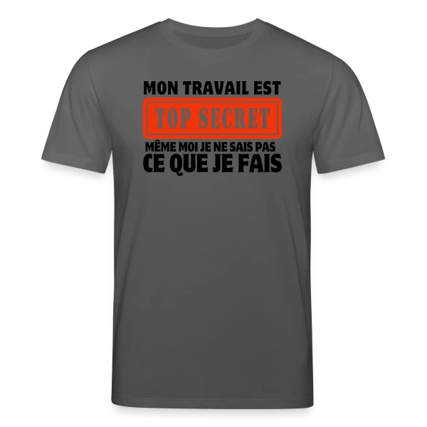 Maquette de T-shirt bio CREATOR Stanley/Stella Unisexe « Humour au Bureau : Le Travail en Dérision » à personnaliser