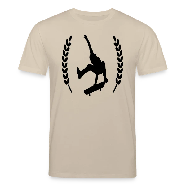 Maquette de T-shirt bio CREATOR Stanley/Stella Unisexe « Passion Skate & Skateboard » à personnaliser