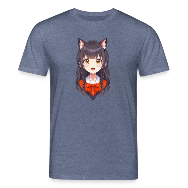 Maquette de T-shirt bio CREATOR Stanley/Stella Unisexe « Manga Girl : Pour Fans, Gamers et Cosplayers » à personnaliser