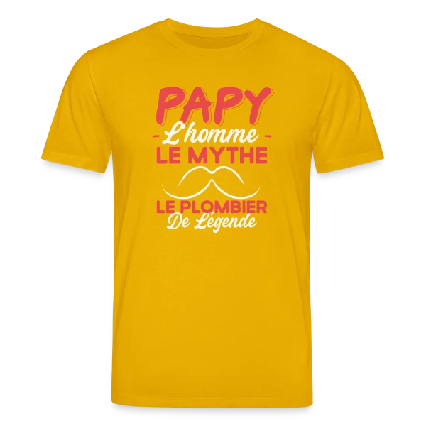 Maquette de Papy Plombier de Légende - Humour Cadeau Artisan à personnaliser