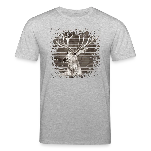 Maquette de T-shirt bio CREATOR Stanley/Stella Unisexe « Esprit Cerf Majestueux » à personnaliser