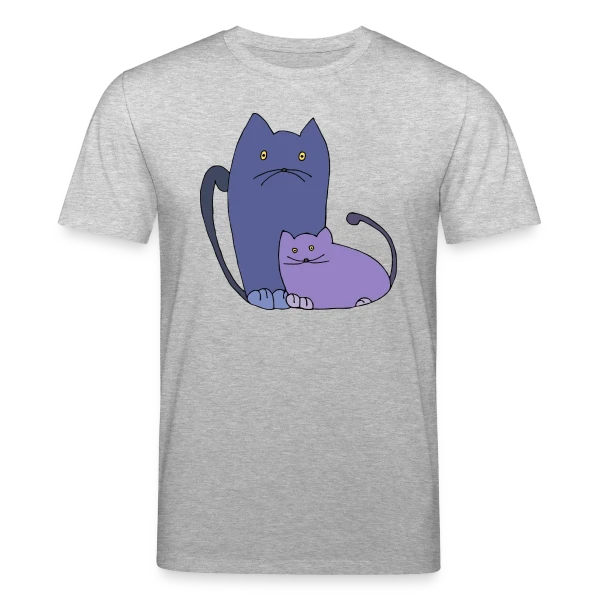Maquette de T-shirt bio CREATOR Stanley/Stella Unisexe « Amour Félin » à personnaliser