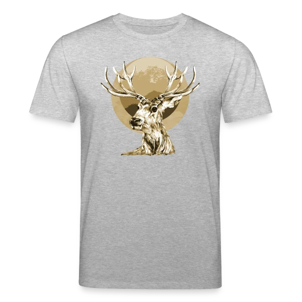 Maquette de T-shirt bio CREATOR Stanley/Stella Unisexe « Cerf Majestueux » à personnaliser