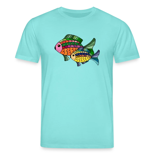 Maquette de T-shirt bio CREATOR Stanley/Stella Unisexe « Passion Pêcheur » à personnaliser