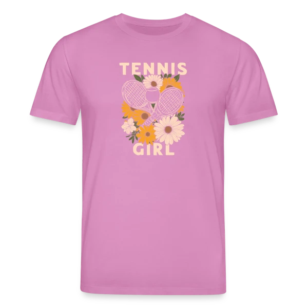 Maquette de T-shirt bio CREATOR Stanley/Stella Unisexe « Tennis : Joueuse et Passionnée » à personnaliser