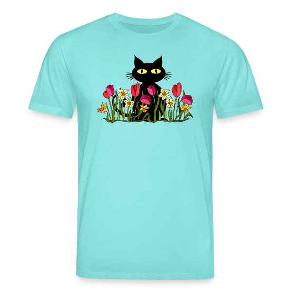Maquette de T-shirt bio CREATOR Stanley/Stella Unisexe « L'Esprit Félin » à personnaliser