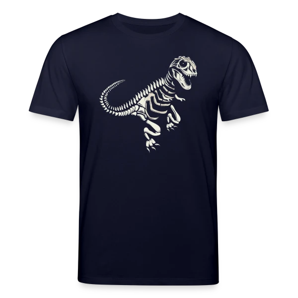 Maquette de T-shirt bio CREATOR Stanley/Stella Unisexe « T-Rex Fossile : L'Esprit Préhistorique des Dinosaures » à personnaliser