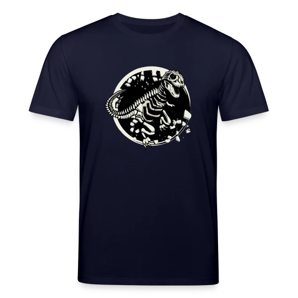 Maquette de T-shirt bio CREATOR Stanley/Stella Unisexe « T-Rex Fossile : Le Squelette de Dinosaure Mythique » à personnaliser