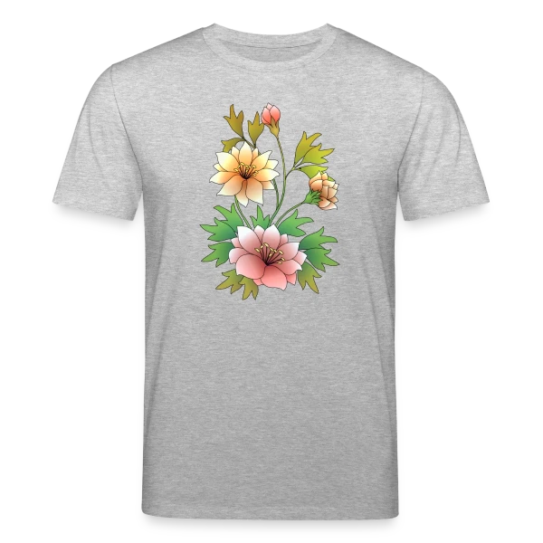 Maquette de T-shirt bio CREATOR Stanley/Stella Unisexe « Éclat Floral » à personnaliser
