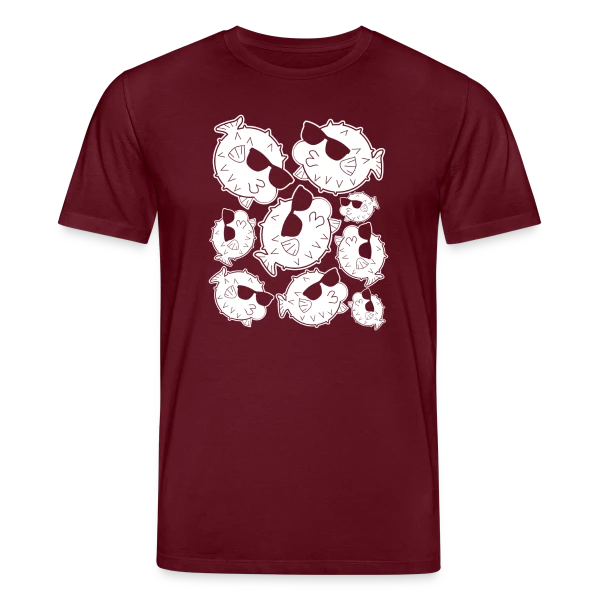 Maquette de T-shirt bio CREATOR Stanley/Stella Unisexe « Poisson Globe Lunettes Cool » à personnaliser