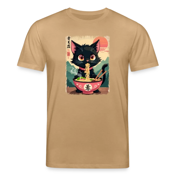 Maquette de Chat Kawaii Ramen à personnaliser