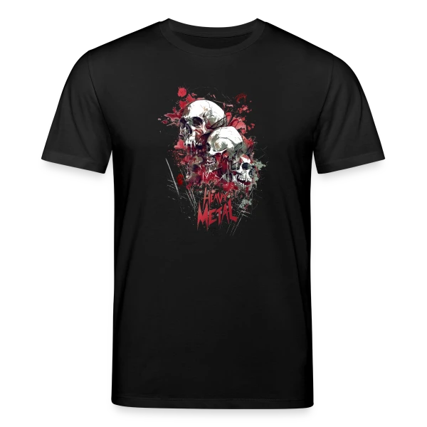 Maquette de T-shirt bio CREATOR Stanley/Stella Unisexe « Esprit Heavy Metal » à personnaliser