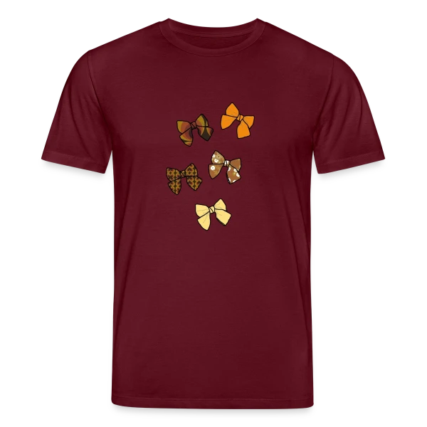 Maquette de T-shirt bio CREATOR Stanley/Stella Unisexe « Nœuds Papillon Rétro Années 70 » à personnaliser