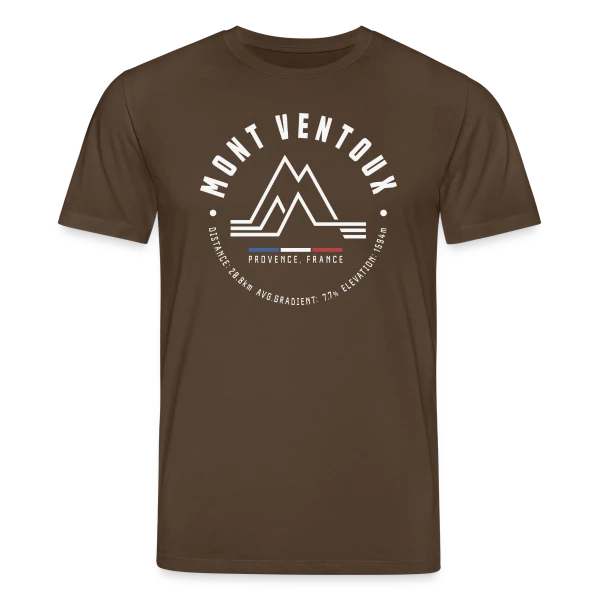 Maquette de T-shirt bio CREATOR Stanley/Stella Unisexe « Mont Ventoux - Le Géant de Provence Cyclisme » à personnaliser