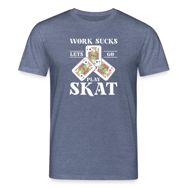 Maquette de T-shirt bio CREATOR Stanley/Stella Unisexe « Skat: L'Art du Jeu de Cartes » à personnaliser