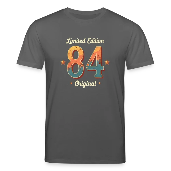 Maquette de T-shirt bio CREATOR Stanley/Stella Unisexe « 40e Anniversaire Homme Femme - 40 Ans en 1984 » à personnaliser