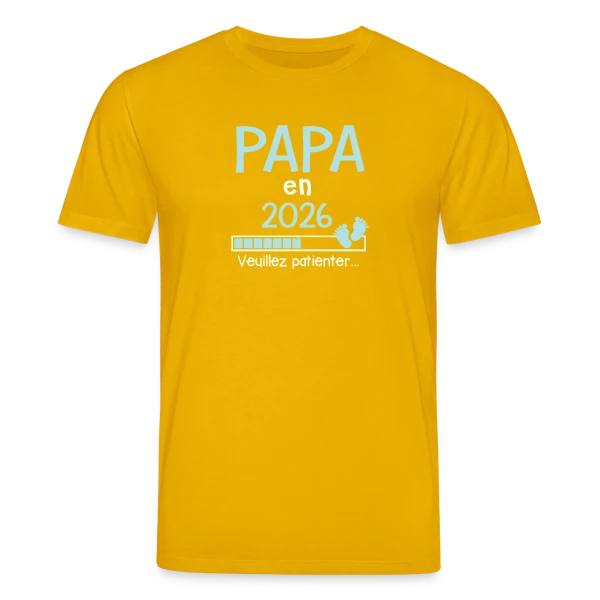 Maquette de Papa en 2026 : Annonce de Grossesse Humour à personnaliser