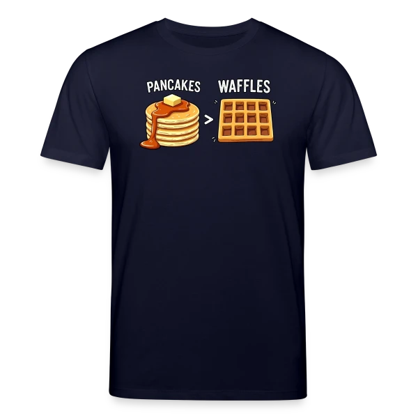 Maquette de T-shirt bio CREATOR Stanley/Stella Unisexe « Team Pancakes : La Victoire est Sucrée » à personnaliser