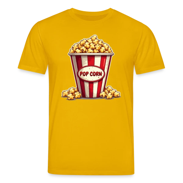 Maquette de T-shirt bio CREATOR Stanley/Stella Unisexe « Enfant Popcorn - Costume Carnaval Amusant » à personnaliser