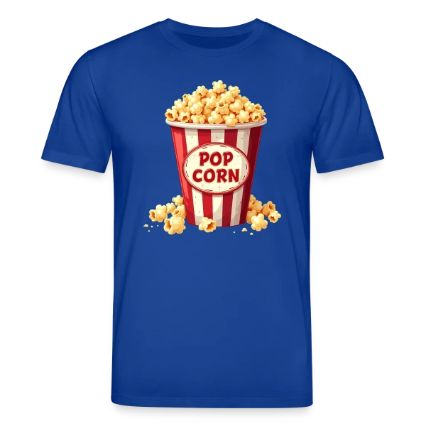Maquette de T-shirt bio CREATOR Stanley/Stella Unisexe « Popcorn Amusant - Idéal Carnaval Enfant » à personnaliser
