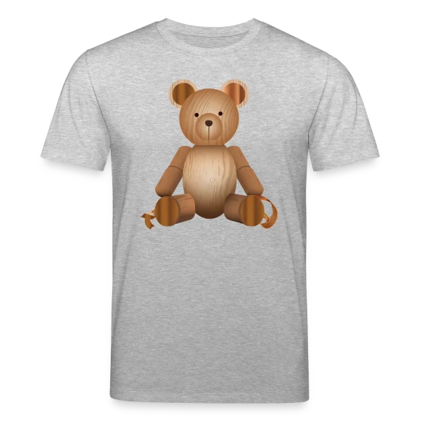 Maquette de T-shirt bio CREATOR Stanley/Stella Unisexe « Ours Mignon en Bois - Style Nature & Chaleureux » à personnaliser