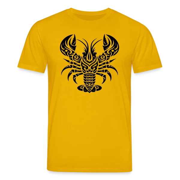 Maquette de T-shirt bio CREATOR Stanley/Stella Unisexe « Homard Tribal - Art Océanique » à personnaliser