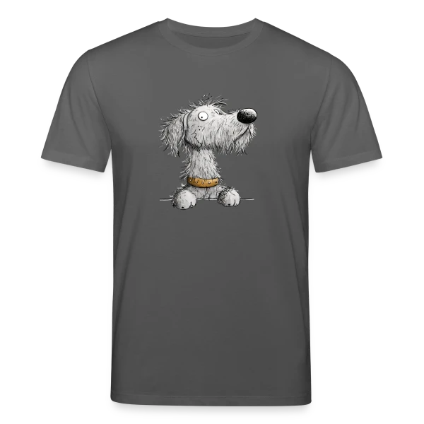 Maquette de T-shirt bio CREATOR Stanley/Stella Unisexe « Lévrier Irlandais - Cartoon chien pour la promenade » à personnaliser