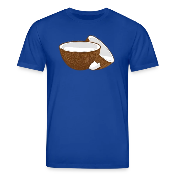 Maquette de T-shirt bio CREATOR Stanley/Stella Unisexe « Moitiés de Noix de Coco - Évasion Tropicale » à personnaliser