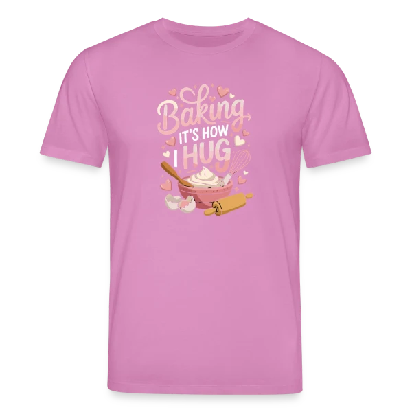 Maquette de T-shirt bio CREATOR Stanley/Stella Unisexe « Passion Pâtisserie : Mon Cœur Fond pour les Douceurs » à personnaliser