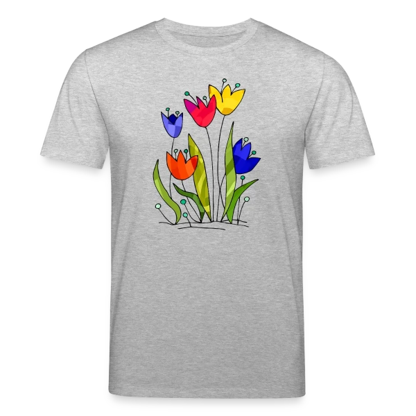 Maquette de T-shirt bio CREATOR Stanley/Stella Unisexe « Bouquet de Fleurs » à personnaliser