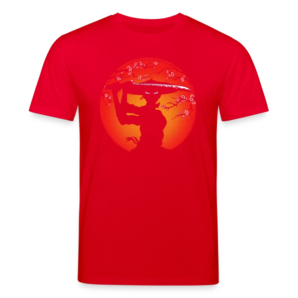 Maquette de T-shirt bio CREATOR Stanley/Stella Unisexe « Kunoichi Esprit Bushido » à personnaliser