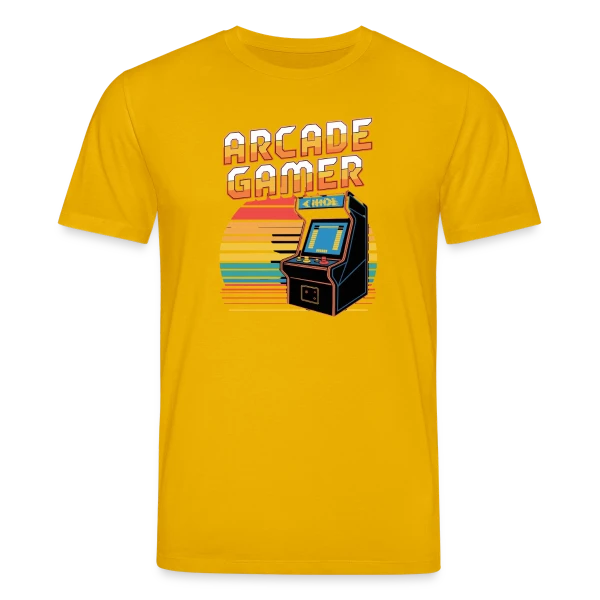 Maquette de T-shirt bio CREATOR Stanley/Stella Unisexe « L'Esprit Arcade Gamer » à personnaliser