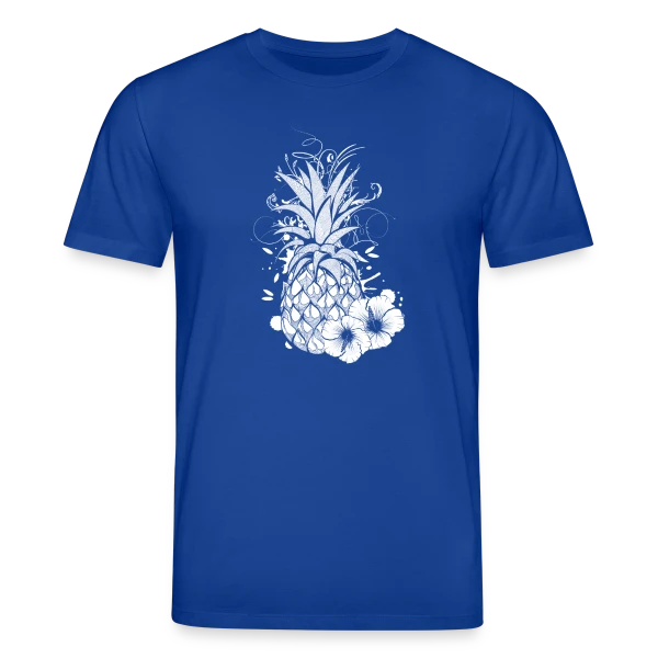 Ananas Tropical Blanc Stylisé sur T-shirt bio CREATOR Stanley/Stella Unisexe