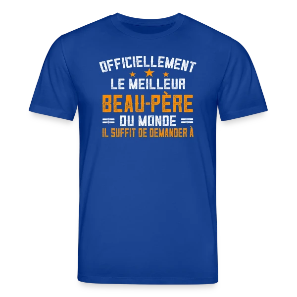 Maquette de Beau-Père : T-shirt Personnalisé pour un Super Beau-Père à personnaliser