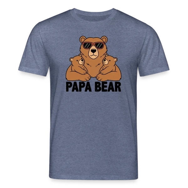 Maquette de 'Papa Bear' - Force et Tendresse Familiale à personnaliser
