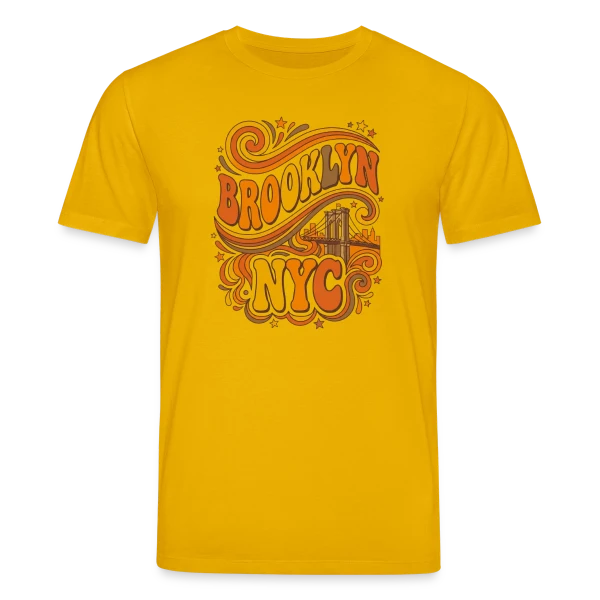 Maquette de T-shirt bio CREATOR Stanley/Stella Unisexe « Brooklyn Style NYC » à personnaliser