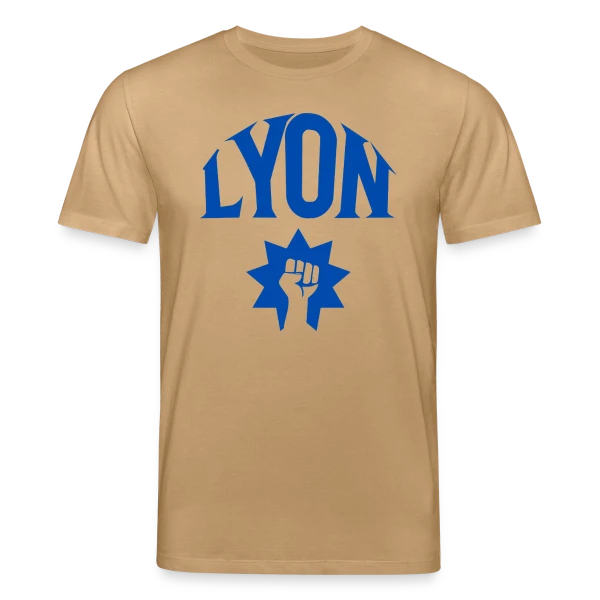 Maquette de T-shirt bio CREATOR Stanley/Stella Unisexe « Lyon Force Citoyenne » à personnaliser