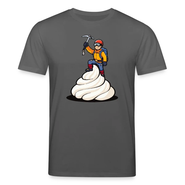 Maquette de T-shirt bio CREATOR Stanley/Stella Unisexe « L'Alpiniste: Conquête des Sommets » à personnaliser