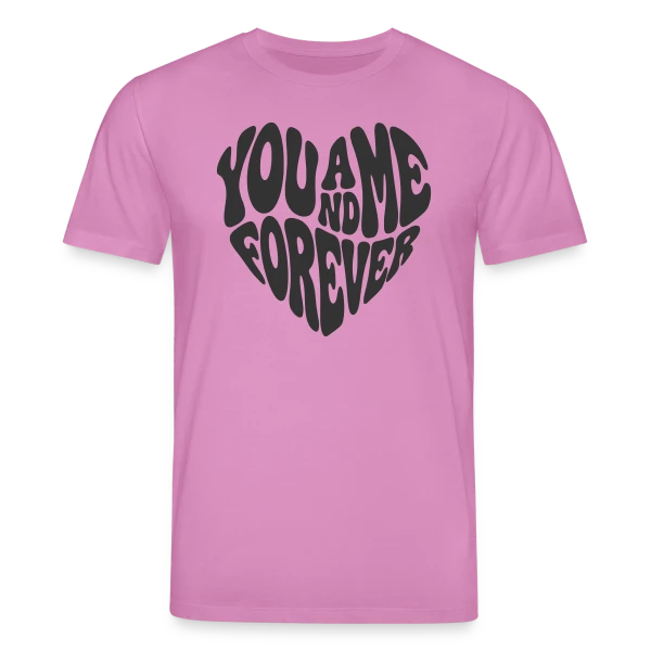 Maquette de T-shirt bio CREATOR Stanley/Stella Unisexe « Cœur Amour Infini » à personnaliser